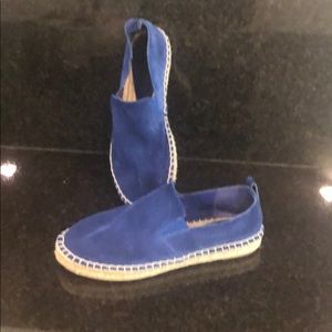 Vince Blue Suede Shoes